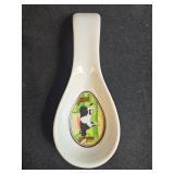 Vintage Cow-Themed Ceramic Decor Collection and Chupa Chups Can