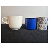 Assorted Collection of Vintage Mugs and Cups with Saucers