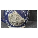 German Porcelain and Stoneware Collection with Nymphenburg Lion, Hummel Figurine, and Beer Steins