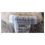 Set of 2 Vintage Andante Mohair Wool Scarves with Gift Box