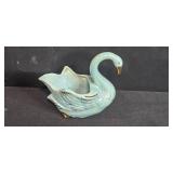 Lot of 4 Vintage Ceramic Ducks and Swan Figurines Enesco & Lilian Vernon