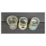 Collection of Vintage Cartoon Character Drinking Glasses and Looney Tunes Welch