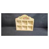 Vintage Kitchenware Collection including Wall Organizer, Ice Cream Freezer, Pyrex Measuring Cup, and Decor