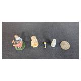 Vintage Toy and Collectible Lot with Farm, Japanese Elephant Set and Wooden Nickel