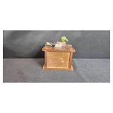 Vintage Mixed Barware Collection with Glasses, Coasters, and Duck Decor Box