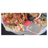 Collection of Assorted Vintage Refrigerator Magnets and Kitchen Decor