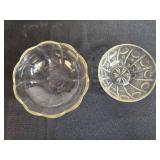Collection of Vintage Pressed Glass Bowls and Dishes