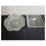 Collection of Vintage Pressed Glass Bowls and Dishes