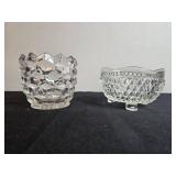 Collection of Vintage Pressed Glass Bowls and Dishes