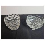 Collection of Vintage Pressed Glass Bowls and Dishes
