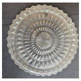 Collection of 4 Vintage Glass Serving Bowls and Plate