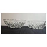 Collection of 4 Vintage Glass Serving Bowls and Plate