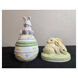 Collection of Animal Figurines Featuring Rabbits, Dalmatian, and Piglet