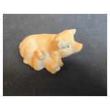 Collection of Animal Figurines Featuring Rabbits, Dalmatian, and Piglet