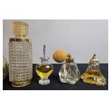 Collection of Vintage Avon and Decorative Glass Perfume Bottles