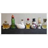 Collection of Vintage Avon and Decorative Glass Perfume Bottles
