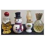 Collection of Vintage Avon and Decorative Glass Perfume Bottles