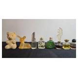 Collection of Vintage Avon and Decorative Glass Perfume Bottles