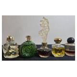 Collection of Vintage Avon and Decorative Glass Perfume Bottles