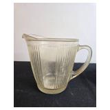 Vintage Glass Creamer and Silverplate Covered Casserole Dish Set