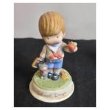 Collection of Vintage Porcelain Children Figurines Including Avon, Rust Craft, German and Japanese Pieces