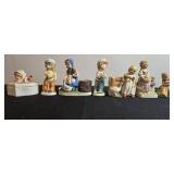 Collection of Vintage Porcelain Figurines from George Good, Verona Vergasi, and Rice Products
