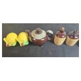 Vintage Salt and Pepper Shaker Collection with Novelty and Glass Designs