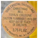 Collection of Vintage Avon and Designer Perfume Bottles Including Cologne