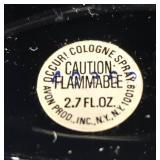 Collection of Vintage Avon and Designer Perfume Bottles Including Cologne