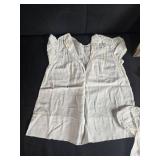 Collection of Antique Baby Gowns, Knit Bonnet, and Framed Child Portrait Art