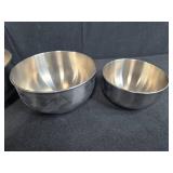 Set of 4 Stainless Steel Mixing Bowls