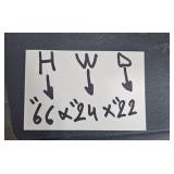 Standing Oval Cheval Mirror with Oak Finish, 66x24x22 in