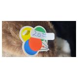 Collection of Plush Toys Including Muppets, Teddy Bears, and Holiday Dog