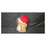 Collection of Plush Toys Including Muppets, Teddy Bears, and Holiday Dog
