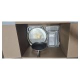 Collection of Pots, Pans, and Bakeware Assorted Aluminum and Nonstick