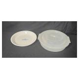 Orville Redenbacher Hot Air Popper, Plastic Food Storage, and Corning Ware Pie Plate Set