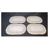 Collection of Vintage Cannon Placemats and Handmade Loop Crochet Table Mats