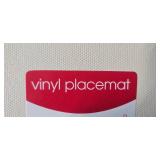 Christmas Table Linens Lot with Placemats, Napkin Rings, and Table Runner