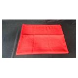 Christmas Table Linens Lot with Placemats, Napkin Rings, and Table Runner