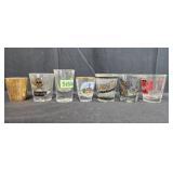 Assorted Vintage and Souvenir Shot Glass Collection