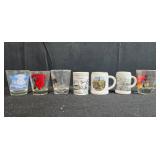 Assorted Vintage and Souvenir Shot Glass Collection