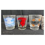 Assorted Vintage and Souvenir Shot Glass Collection
