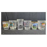 Set of Souvenir Shot Glasses from Various Destinations