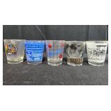 Collection of Souvenir and Themed Shot Glasses and Mini Mugs