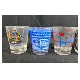 Collection of Souvenir and Themed Shot Glasses and Mini Mugs
