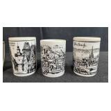 Collection of Souvenir and Themed Shot Glasses and Mini Mugs