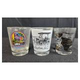 Collection of Souvenir and Themed Shot Glasses and Mini Mugs