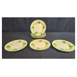 Set of Franciscan Ivy Pattern Salad Plates - display not inc