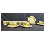 Franciscan Made in California Ivy Pattern Tea Cup and Saucer Set