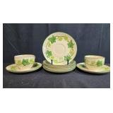 Franciscan Made in California Ivy Pattern Tea Cup and Saucer Set